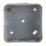 Contactum  1-Gang Metal-Clad  Back Box 37mm