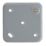 Contactum  1-Gang Metal-Clad  Back Box 37mm