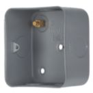Contactum  1-Gang Metal-Clad  Back Box 37mm