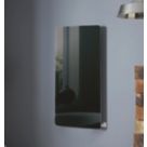 Towelrads Vetro 1000mm x 500mm 1621BTU Black Vertical Designer Radiator