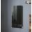Towelrads Vetro 1000mm x 500mm 1621BTU Black Vertical Designer Radiator