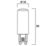 Sylvania ToLEDo Dimmable G9 Capsule LED Light Bulb 350lm 3.2W 230V