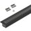 VEW Aluminium Smart Recessed Profile Kit Black 1m