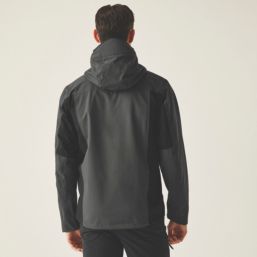 Regatta Birchdale II Waterproof & Breathable Jacket Black 3X Large Size 58" Chest