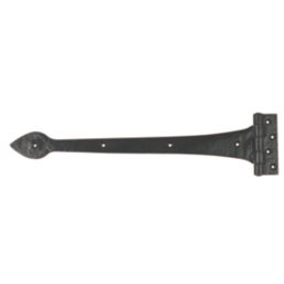 GateMate Black Straight Ornamental Heavy Duty Tee Hinges 100mm x 18" x 450mm 2 Pack