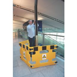 Addgards Handigard 3-Panel Barrier Yellow/Black 970mm