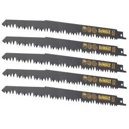 DeWalt  DT2352-QZ Multi-Material Reciprocating Saw Blade 240mm 5 Pack