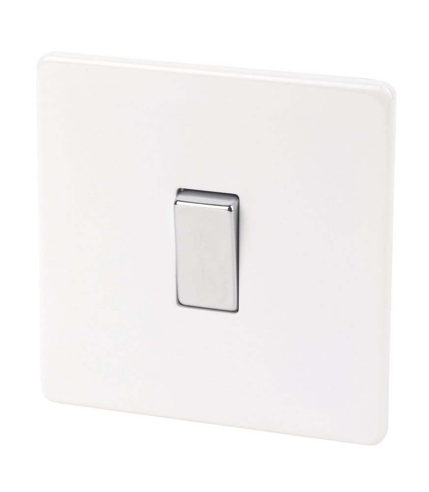Varilight  10AX 1-Gang 2-Way Light Switch  Ice White