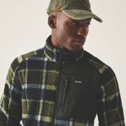 Regatta Frankie Borg Fleece Navy / Dark Khaki Check Large 48" Chest