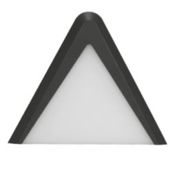 4lite Hampton Triangular LED Black Warm White Under Cabinet Light Without Bezel 3.5W 200lm