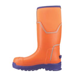 Muck Boots Grit S5 Size 7  Orange  Safety Wellies