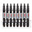 Bosch  1/4" 65mm Hex Shank TX15 Impact Control Double-Ended Screwdriver Bits 8 Piece Set