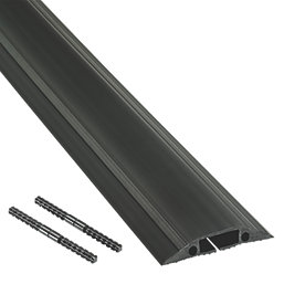 D-Line  Medium Duty Linkable Cable Cover 1.8m Black