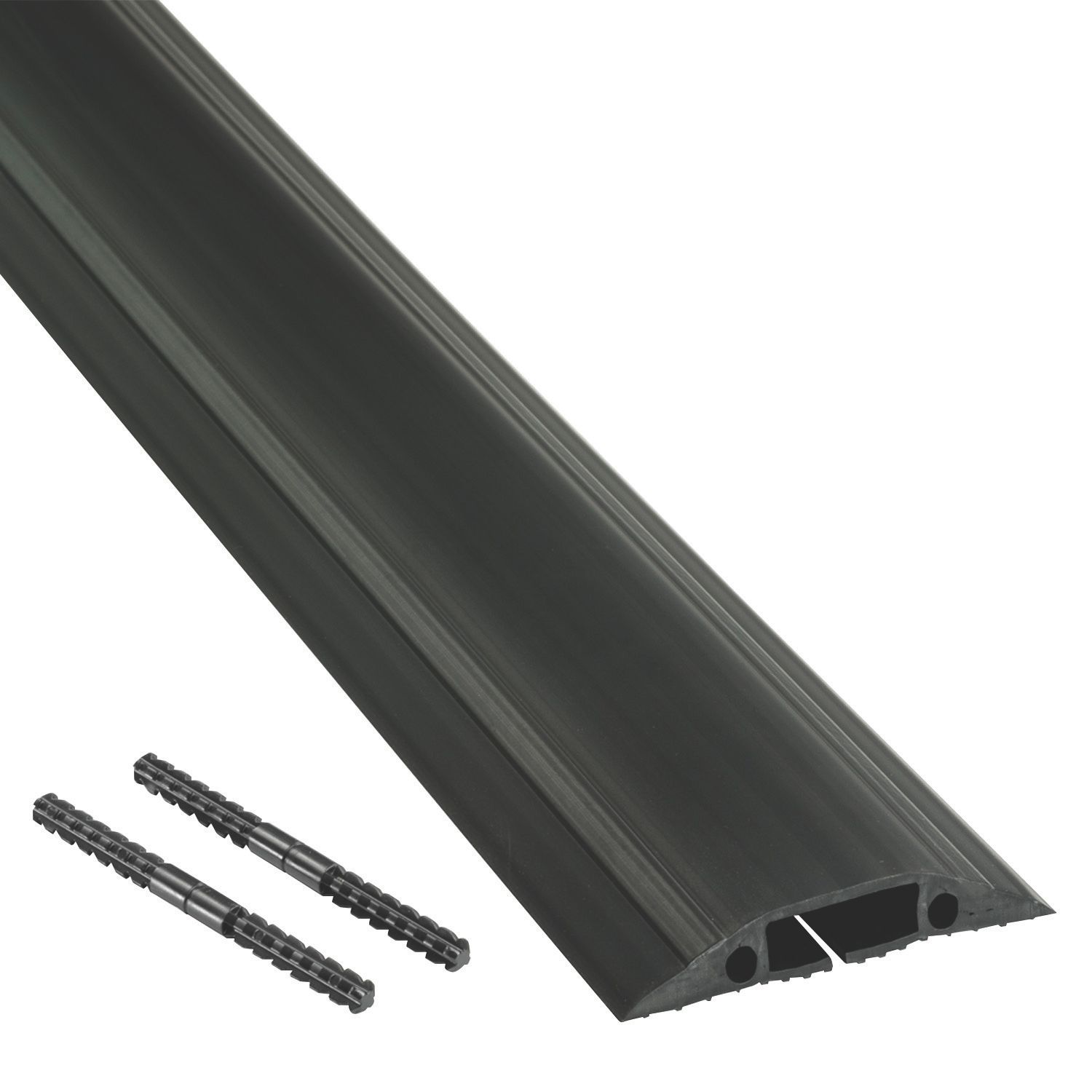 D-Line Medium Duty Linkable Cable Cover 1.8m Black (812HV)
