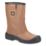 Amblers FS142 Size 12  Tan Water-Resistant Steel Toe Cap Safety Rigger Boots