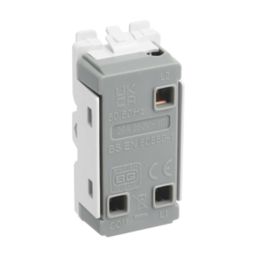 British General Nexus 20A Grid SP Centre Off Control Switch White