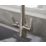 Bristan Echo Easyfit Kitchen Sink Mixer Tap Brushed Nickel
