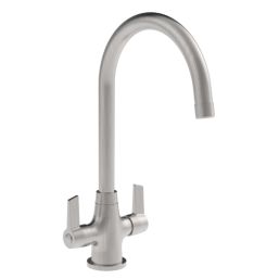 Bristan Echo Easyfit Kitchen Sink Mixer Tap Brushed Nickel
