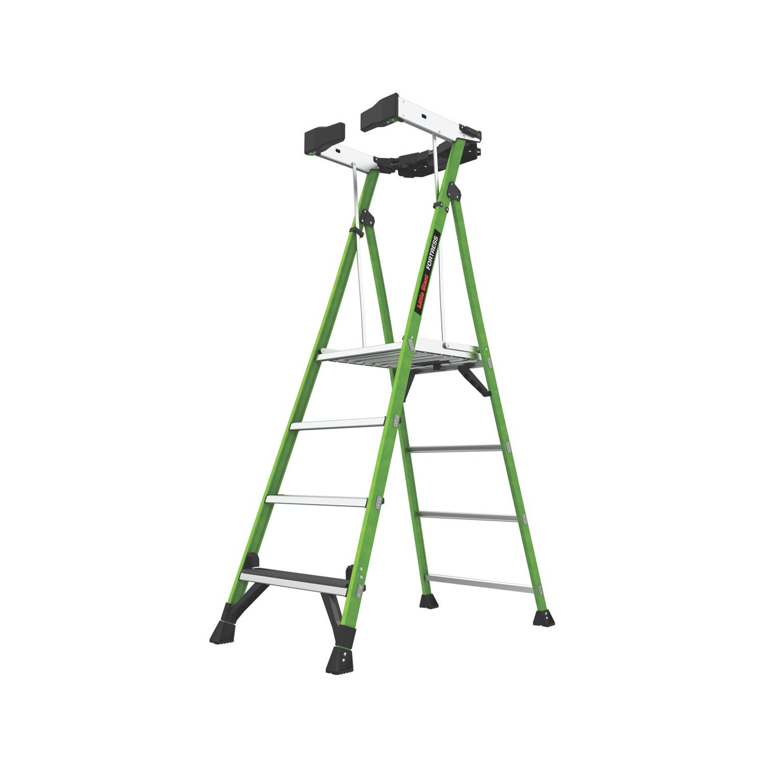 Little Giant Fibreglass 2.01m 4 Step Platform Step Ladder (812RM)