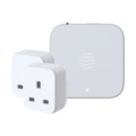 Hive Active Plugs with Hive Nano 3 V3 13A Starter Kit White 3 Piece Set