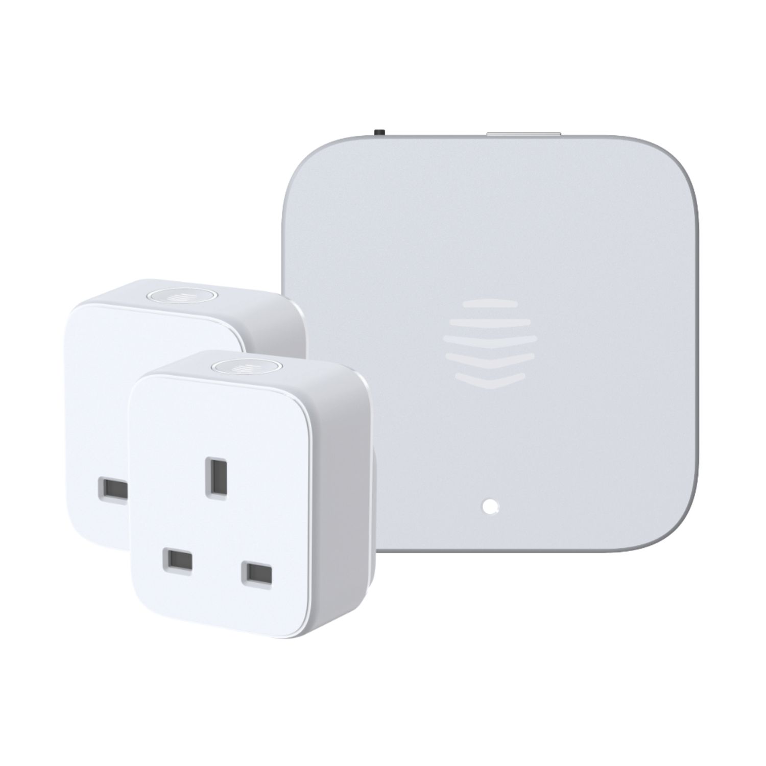 Hive Active Plugs with Hive Nano 3 V3 13A Starter Kit White 3 Piece Set (812YN)