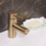 ETAL Juke Brushed Brass 150mm Cloakroom Lever Mono Basin Mixer Tap