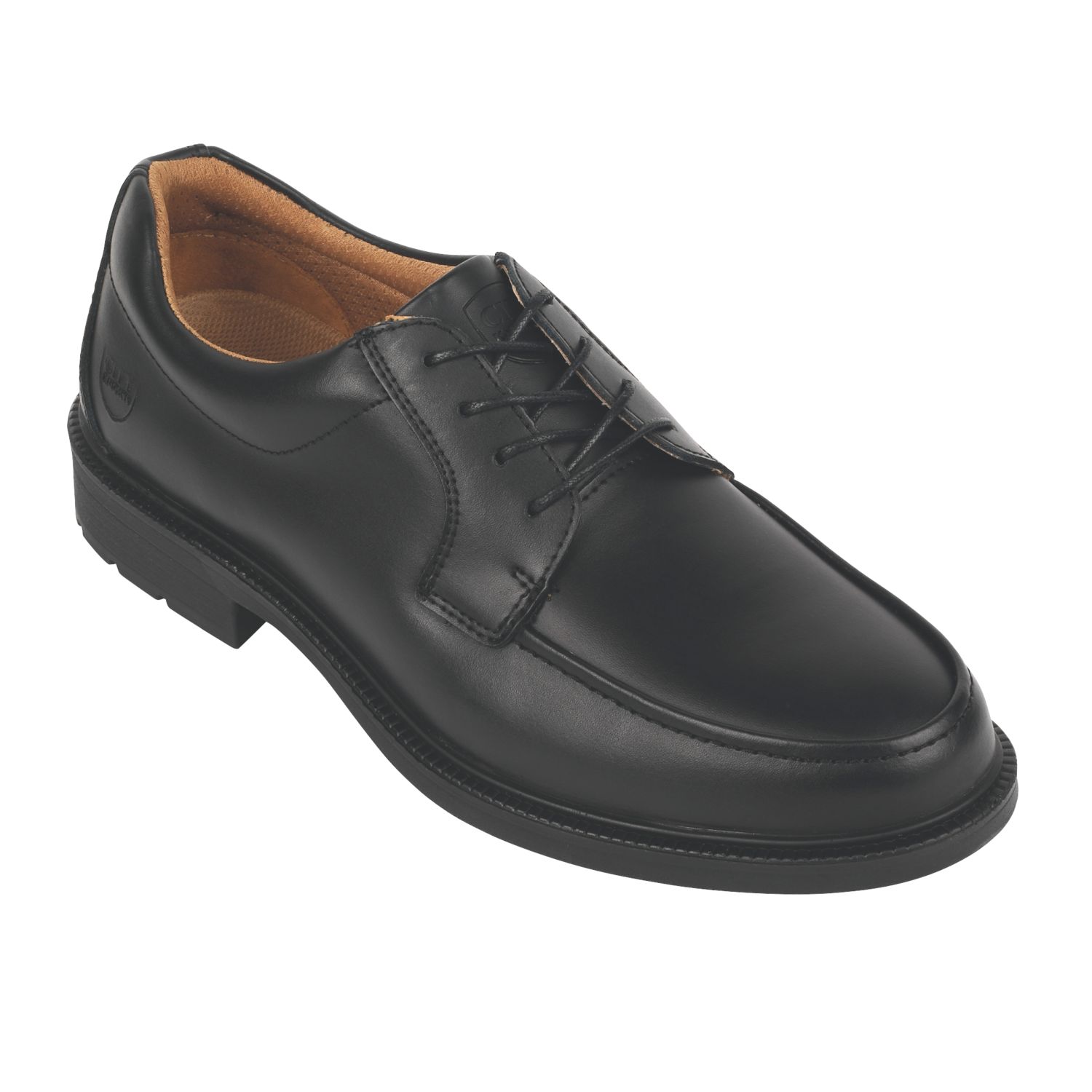 City Knights Derby Tie Size 6 Black Steel Toe Cap Safety Shoes (81307)