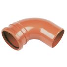 FloPlast Push-Fit 87.5° Single Socket Bend 110mm