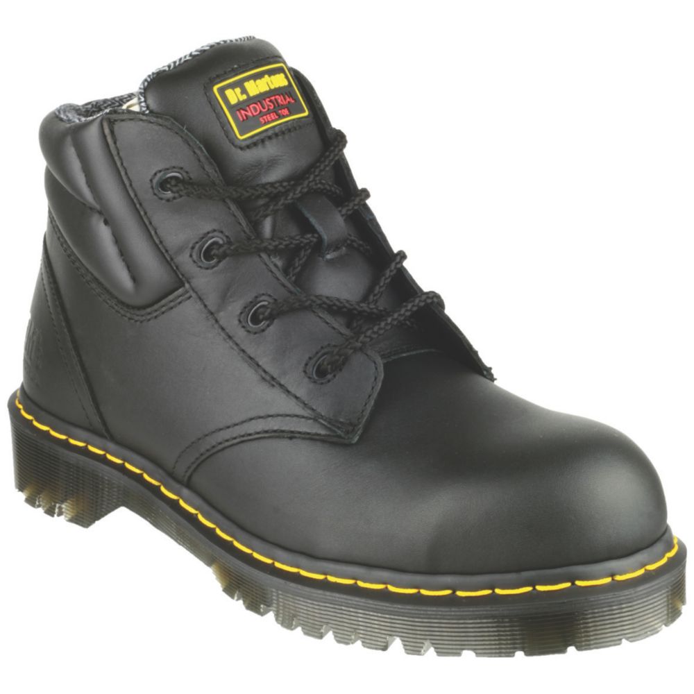 doc martin steel toe cap shoes