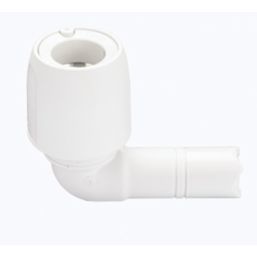 Hep2O  Plastic Push-Fit Equal 90° Stem Elbow 15mm
