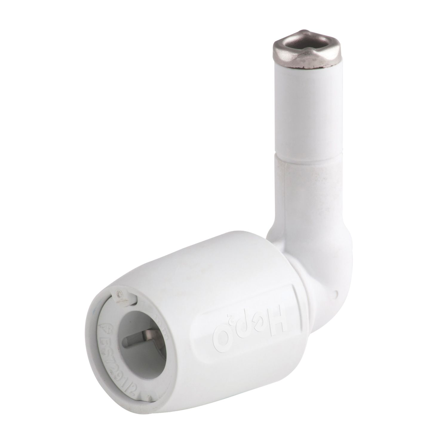 Hep2O Plastic Push-Fit Equal 90° Stem Elbow 15mm (8137F)