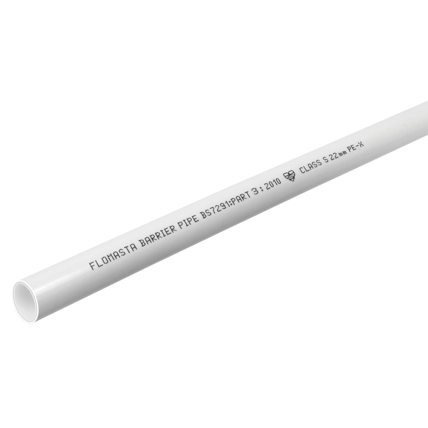 Flomasta PE-X Pipe 22mm x 3m White (81381)
