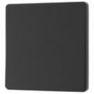 British General Evolve 20A 16AX 1-Gang 2-Way Light Switch  Matt Black