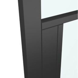 Green & Taylor Heritage 1-Clear Light Primed Black Wooden Fully Glazed Internal Door 1981mm x 762mm