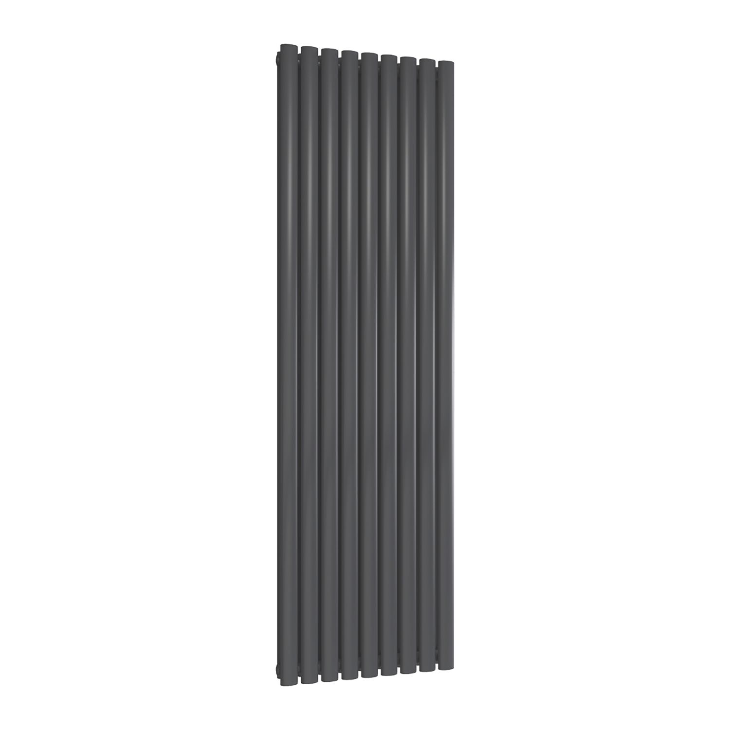 Reina Elips Double 1800mm x 540mm 5596BTU Anthracite Vertical Designer Radiator (813EE)