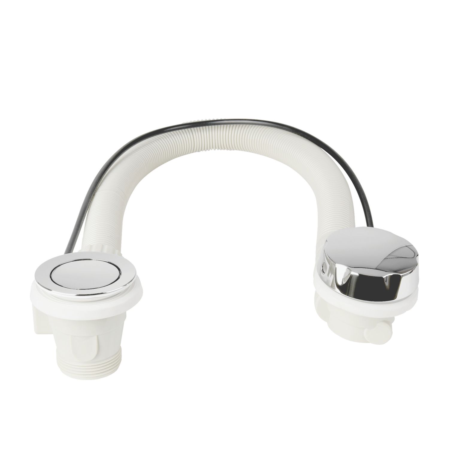 Flomasta Pop-Up Bath Waste w/ Overflow Chrome (813JN)