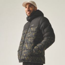 Regatta Aldthorn  Mens Jacket Black/Textured Print Medium 39-40" Chest