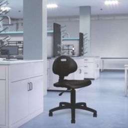 Nautilus Designs Derwent Low Back Task/Operator Chair Black