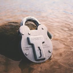 Squire 555 Stainless Steel  Weatherproof   Padlock 51mm 1 Pack