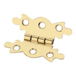 BRASS BUTTERFLY HINGES 10x 42mm Chest Craft Woodwork Cabinet