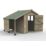 Forest Timberdale 6' x 8' (Nominal) Apex Tongue & Groove Timber Shed with Store & Assembly