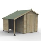 Forest Timberdale 6' x 8' (Nominal) Apex Tongue & Groove Timber Shed with Store & Assembly