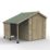 Forest Timberdale 6' x 8' (Nominal) Apex Tongue & Groove Timber Shed with Store & Assembly