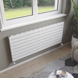 Ximax Oceanus 595mm x 1400mm 4382BTU White Horizontal Designer Radiator