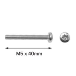 Corefix CFX124CS No Drill Heavy Duty Plasterboard Fixings 20mm x 44mm 24 Pack