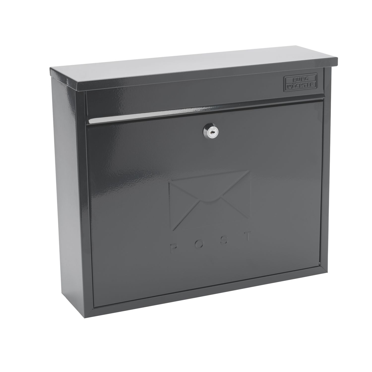Burg-Wachter Elegance Post Box Anthracite Powder-Coated (813TY)