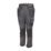 Apache Sudbury Work Trousers Grey/Black 40" W 31" L
