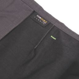 Apache Sudbury Work Trousers Grey/Black 40" W 31" L