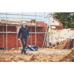 Apache Sudbury Work Trousers Grey/Black 40" W 31" L