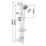 ETAL Pod Slide Rail Shower Kit Chrome